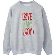 Sweat-shirt Disney The Aristocats Marie Love Peace Joy