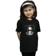 T-shirt enfant Disney The Mandalorian Dark Helmet