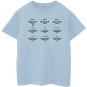 T-shirt enfant Disney Mandalorian Grogu Mood