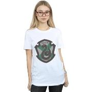 T-shirt Harry Potter Slytherin Crest Flat