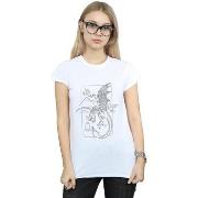 T-shirt Harry Potter Dragon Line Art