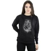 Sweat-shirt Marvel Black Panther Spray Headshot