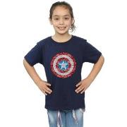 T-shirt enfant Marvel Captain America Pixelated Shield