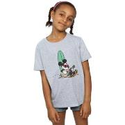 T-shirt enfant Disney Mickey Mouse Surf And Chill