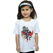 T-shirt enfant Marvel Falcon Evolution