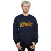 Sweat-shirt Marvel Avengers Infinity War Orange Logo