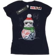 T-shirt Disney Stormtrooper Up To Snow Good