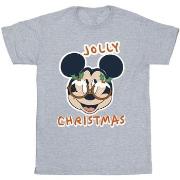 T-shirt enfant Disney Mickey Mouse Jolly Christmas Glasses