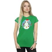 T-shirt Disney The Last Jedi Porg Christmas Lights