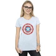 T-shirt Marvel Captain America Pixelated Shield