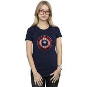 T-shirt Marvel Captain America Wooden Shield