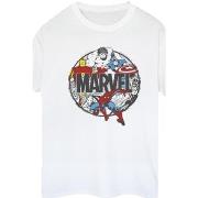 T-shirt Marvel Character Circle