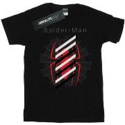 T-shirt enfant Marvel Spider-Man Logo Stripes