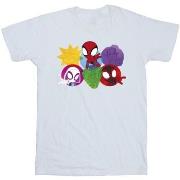 T-shirt enfant Marvel Spidey And His Amazing Friends Faces