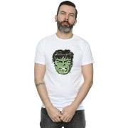 T-shirt Marvel Incredible Hulk Distressed Face