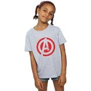 T-shirt enfant Marvel Avenegers Assemble Solid A Logo