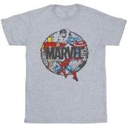 T-shirt Marvel Character Circle