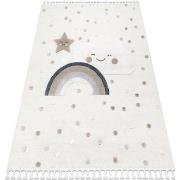 Tapis Rugsx Tapis YOYO EY78 blanc / beige - 200x290 cm