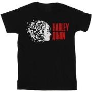 T-shirt Dc Comics The Suicide Squad Harley Quinn Stencil Logo