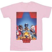 T-shirt Dc Comics The Suicide Squad Blue Star Poster