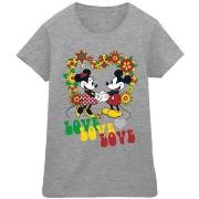 T-shirt Disney Hippie Love