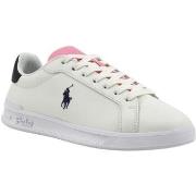 Bottes Ralph Lauren POLO Sneaker Donna White Navy Pink 809931260001