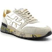 Chaussures Premiata Sneaker Uomo White Grey MICK-6613