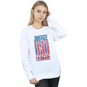Sweat-shirt Dc Comics Justice League Movie Team Flag