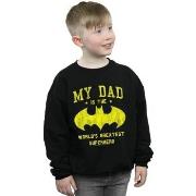 Sweat-shirt enfant Dc Comics Batman My Dad Is A Superhero