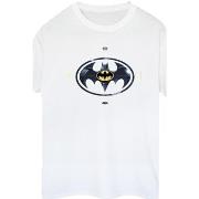 T-shirt Dc Comics The Flash Batman Metal Logo