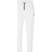 Pantalon BOSS Pantalon de survêtement DYSSOP en molleton Blanc avec L