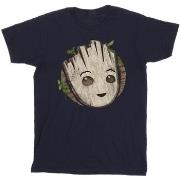 T-shirt Marvel I Am Groot Wooden Head