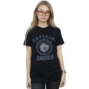 T-shirt Marvel Captain America Collegiate