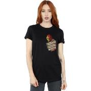 T-shirt Marvel Iron Man Tattoo Journey Breast Print