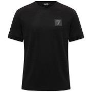T-shirt Emporio Armani EA7 T-shirt Emporio Armani EA7 Noir avec Logo s...