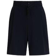 Short BOSS SHORT BLEU FONCÉ EN SEERSUCKER STRETCH PERFORMANT AVEC