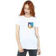 T-shirt Dessins Animés Road Runner Face Faux Pocket