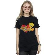 T-shirt Dessins Animés Tweety Pie Valentine's Day Love Bird