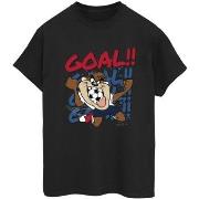 T-shirt Dessins Animés Taz Goal Goal Goal