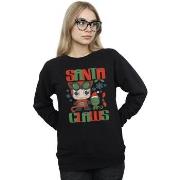 Sweat-shirt Dc Comics Chibi Catwoman Santa Claws