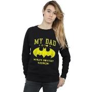 Sweat-shirt Dc Comics Batman My Dad Is A Superhero