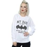 Sweat-shirt Dc Comics Batman My Dad Is A Superhero