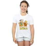 T-shirt enfant The Flintstones Fred And Barney