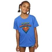 T-shirt enfant Dc Comics Superman My Dad Is Indestructible