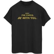 T-shirt Disney May The Force Opening Crawls