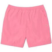 Short Lacoste SHORT HOMME ROSE EN TAFFETAS DEPERLANT