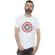 T-shirt Marvel Captain America Pixelated Shield