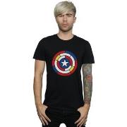 T-shirt Marvel Captain America Stained Glass Shield