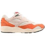 Baskets Mizuno BASKETS CONTENDER BEIGES ET ORANGE EN DAIM