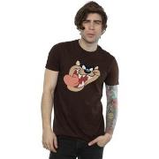 T-shirt Dessins Animés Tasmanian Devil Face